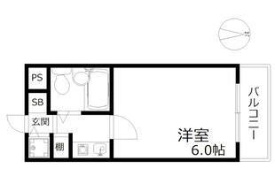 フルール岡本の物件間取画像